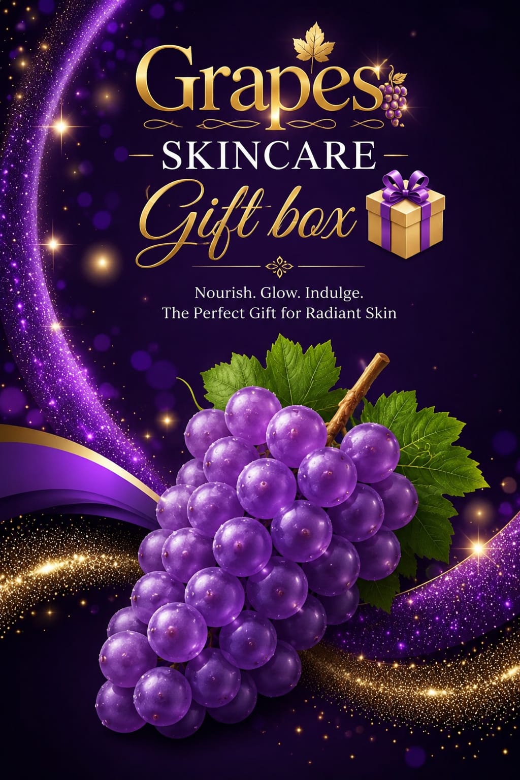 Instant Glow Organic Vinora Grapes Soap – Grape Extract Beauty Bar for Glowing, Soft & Hydrated Skin | Antioxidant-Rich Handmade Soap for Face & Body