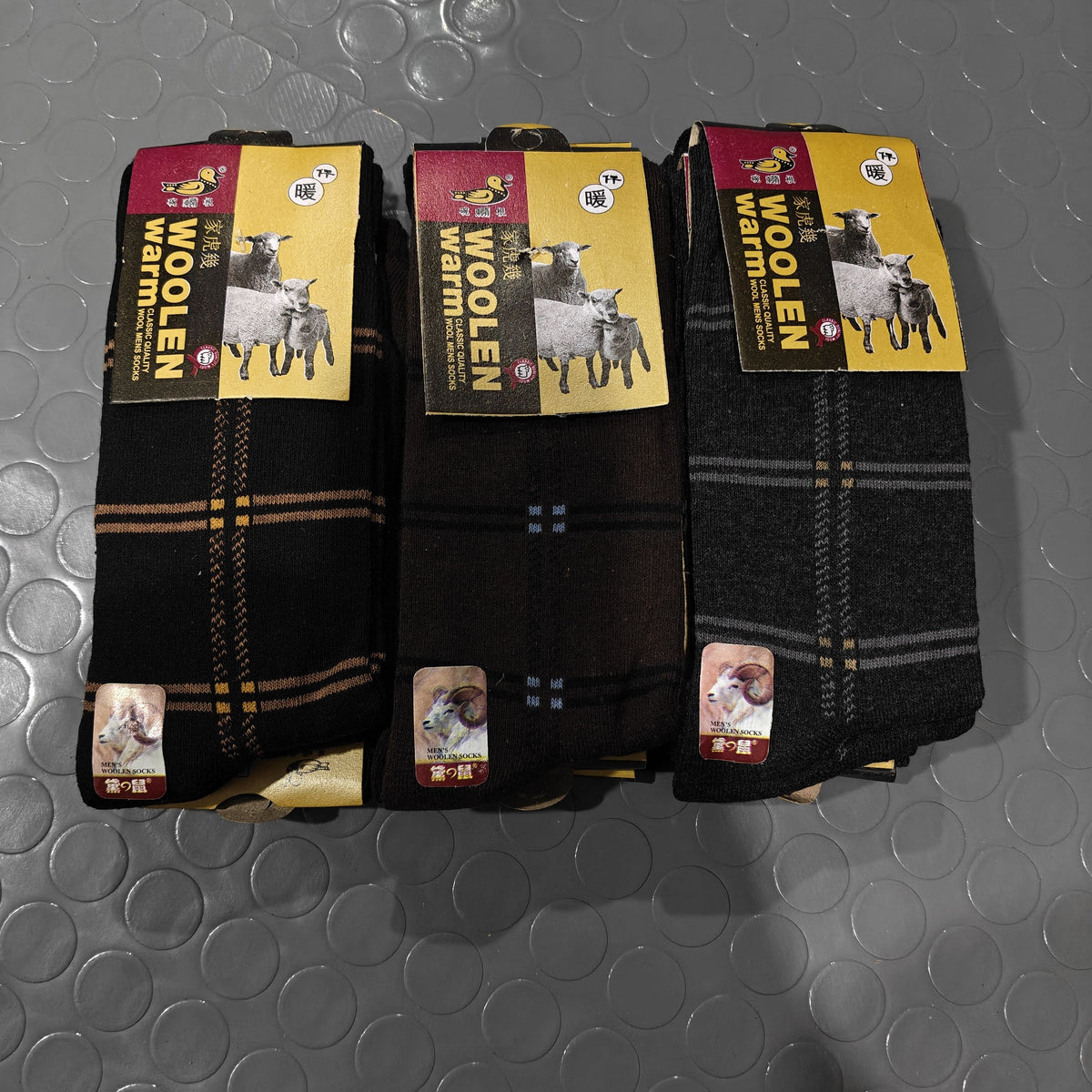 Cotton Woolen Warm Winter Socks - Apparel Product Designed For Winter Wear And Daily Comfort Routine - Pack of 12 Pairs (Multi-color)