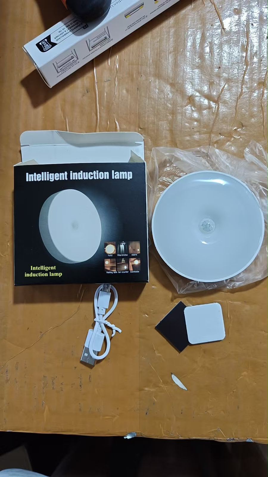 LED Smart Human Body Sensor Night Lamp Emergency Automatic Lighting USB Charging