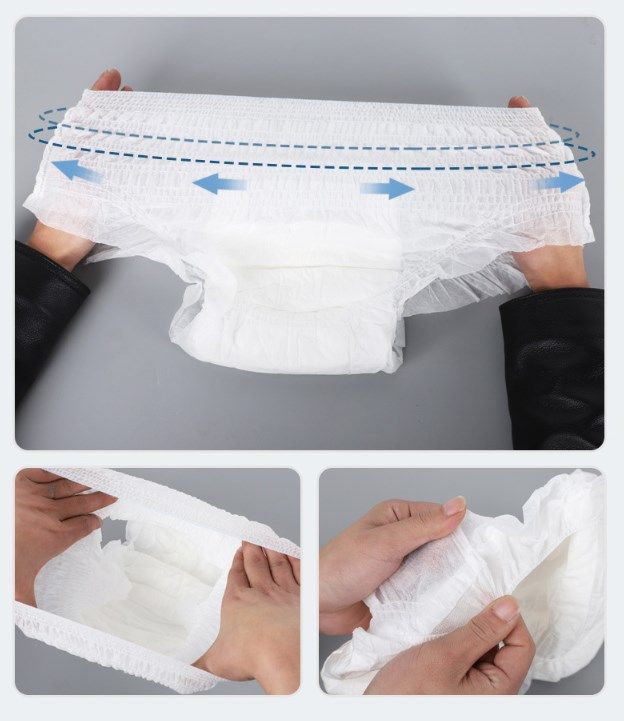 EziPants Disposable Period Panty – Premium Quality Ultra Absorbent Sanitary Pants, Leak-Proof & Comfortable Period Underwear, 10 Pcs Packet - Large