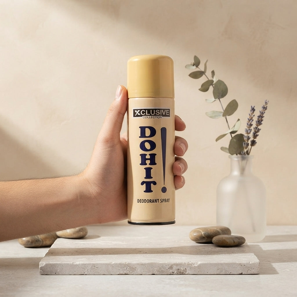 Xclusive Collection Dohit Deodorant Spray 150ml Long Lasting Fragrance Daily Freshness Stylish Design For Men And Women