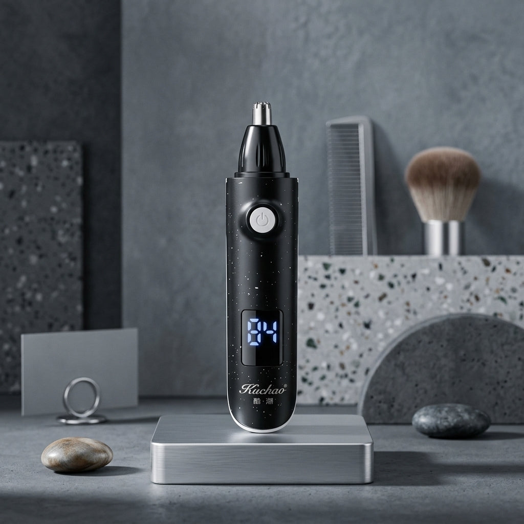 Kuchao Imported Electric Nose Hair Trimmer with Digital Display