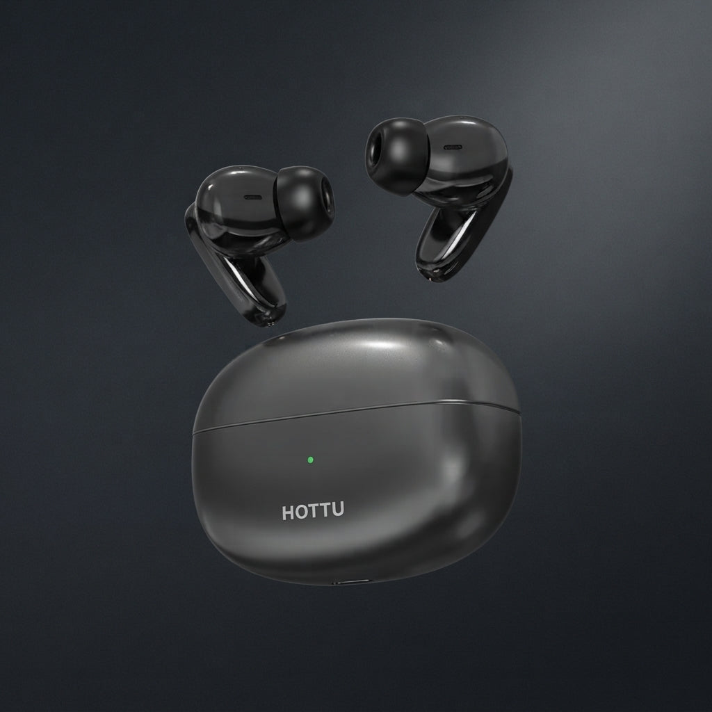 HOTTU TS05 Metal Beat True Wireless Earbuds – Deep Bass, Bluetooth 5.4 & 35H Playtime