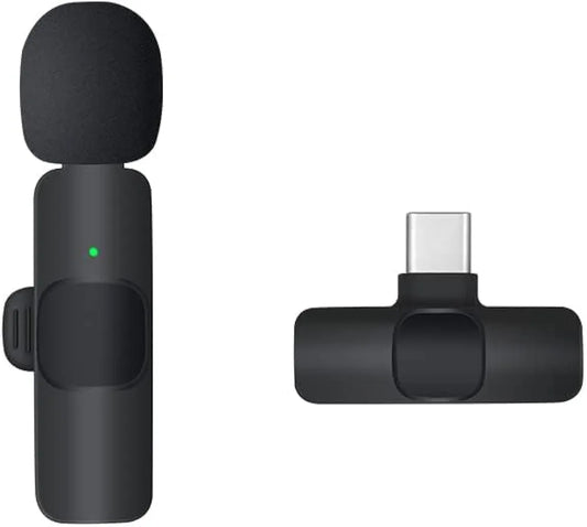 K8 Wireless Lavalier Microphone Type C Audio Recording Device
