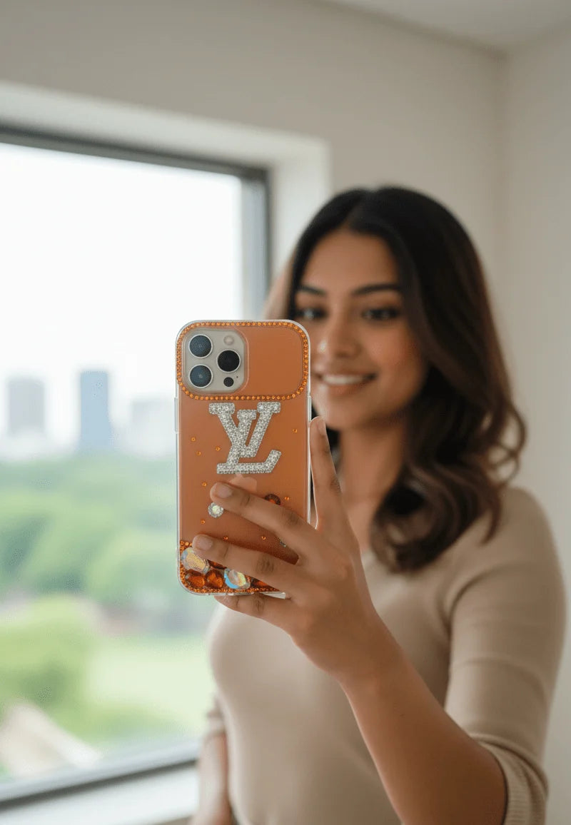 Fancy Cover Crystal Case