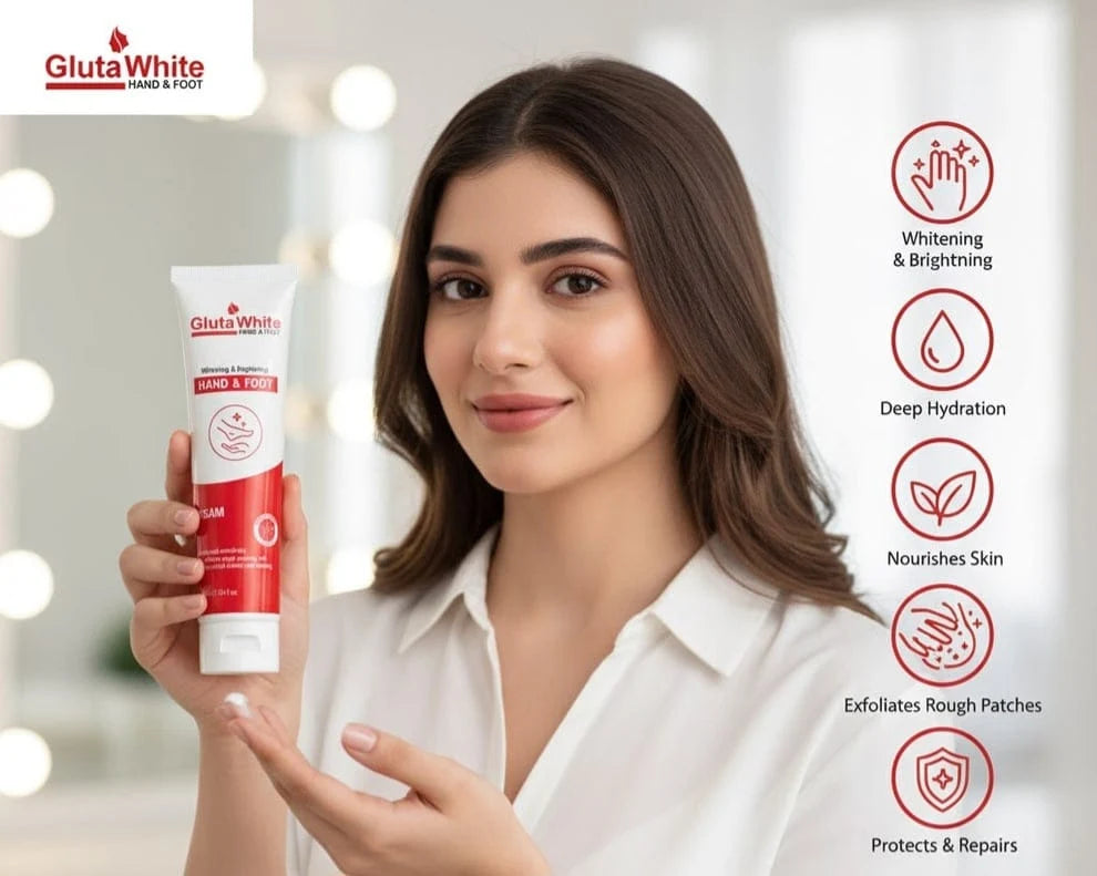 Gluta White - Whitening & Brightening Hand & Foot Cream