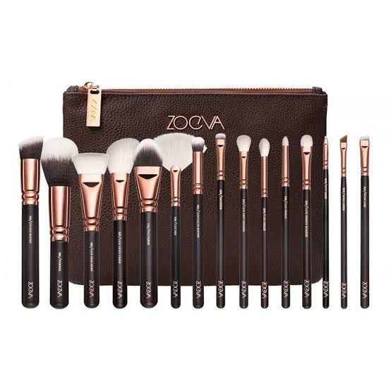 Zovea - Rose Golden Eye Brush Set