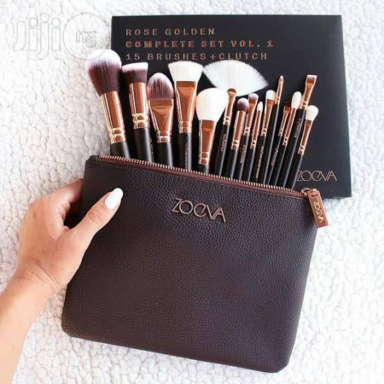 Zovea - Rose Golden Eye Brush Set
