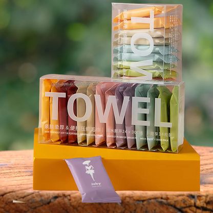 Thickened Compressed Face & Beauty Square Towels