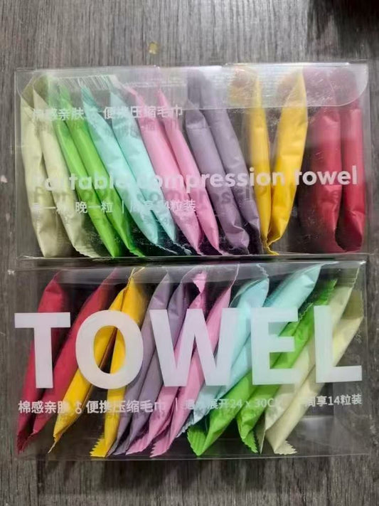Thickened Compressed Face & Beauty Square Towels