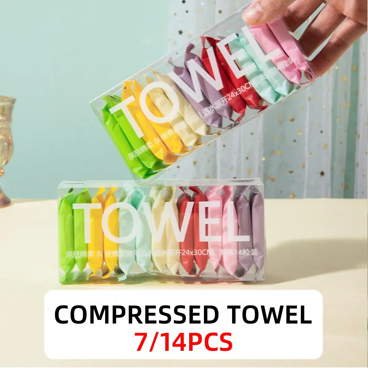 Thickened Compressed Face & Beauty Square Towels