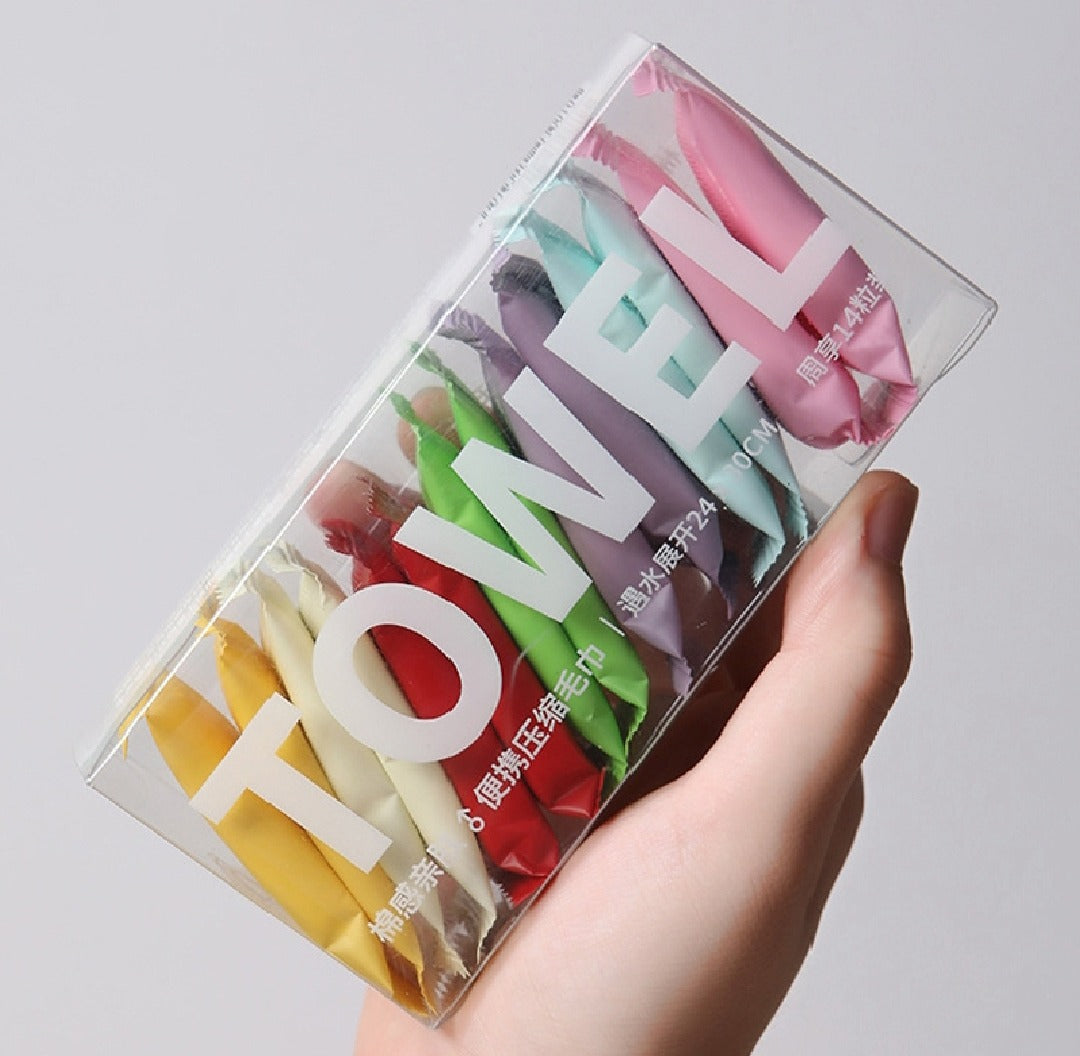 Thickened Compressed Face & Beauty Square Towels