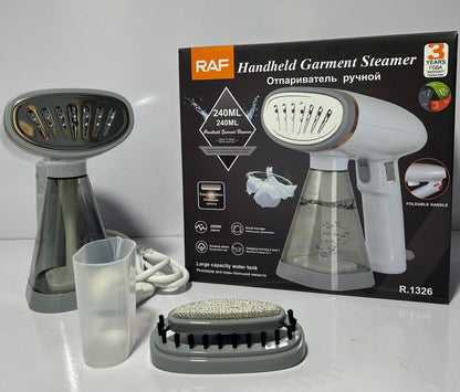 RAF Handheld Garment Steamer Iron 240ML Foldable Portable Steam Iron for Clothes R.1326