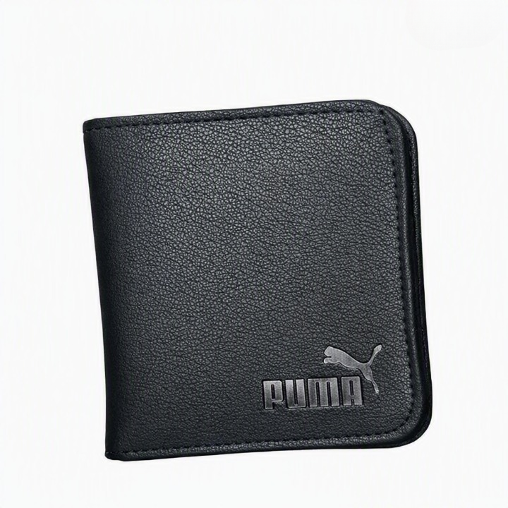 Men's Premium Leather Bi-Fold Wallet | Slim Card Holder with Cash Compartments | MultiColor - Black