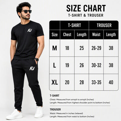 Premium Micro Men’s Tracksuit Emnem Print – Comfortable Sportswear | Gym & Workout Suit - Black, L