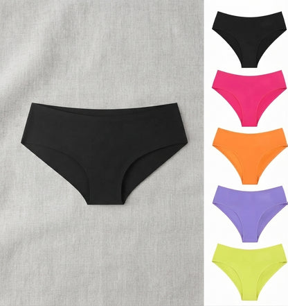 Pack Of 3 Girl Briefs Women's Panties Cotton Underwear - Apparel Product Designed For Wear And Daily Undergarment Routine (Random Color) - 2XL
