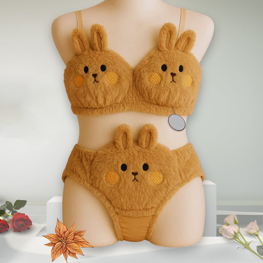 Bra & Panty Double Padded Comfortable Bra Set For Women - Apparel Product Designed For Undergarment Wear And Daily Comfort Routine - 32, Brown