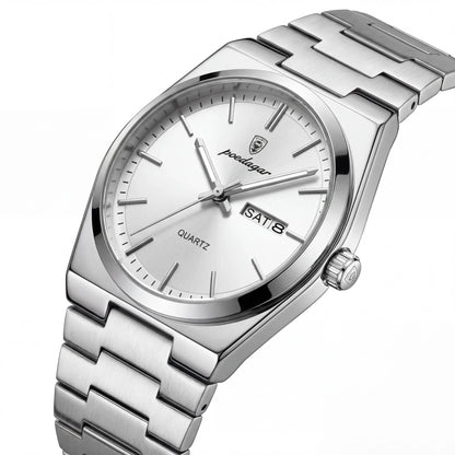 Premium Stainless Steel Quartz Watch PRX Style Elegant Durable Timepiece With Stainless Steel Strap And Precise Quartz Mechanism