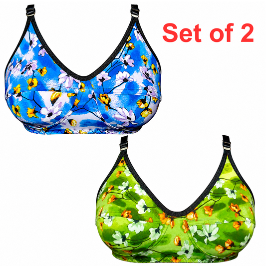Women’s Non Padded Lycra Malai Bra Soft Comfortable Everyday Wear Durable Stretchable Fabric Practical Choice For Ladies - 32