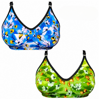 Women’s Non Padded Lycra Malai Bra Soft Comfortable Everyday Wear Durable Stretchable Fabric Practical Choice For Ladies - 32