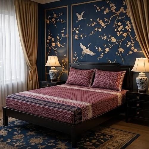 3D Crystal Cotton 3-piece Bedsheet Set AY0010047