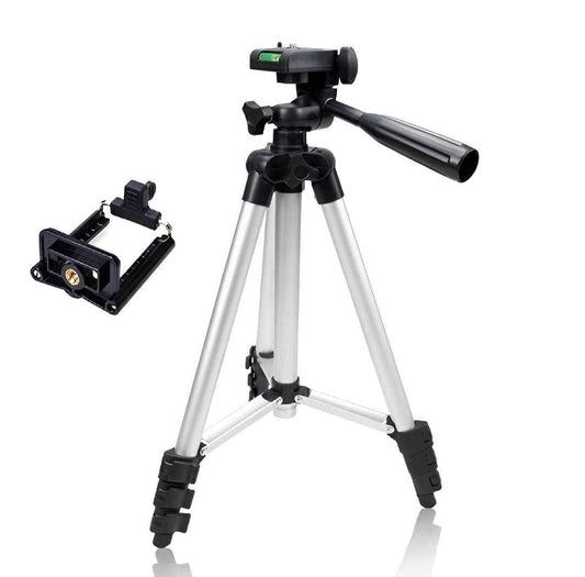 3.5ft Adjustable Tripod Stand for Mobile & Camera with Carrying Bag