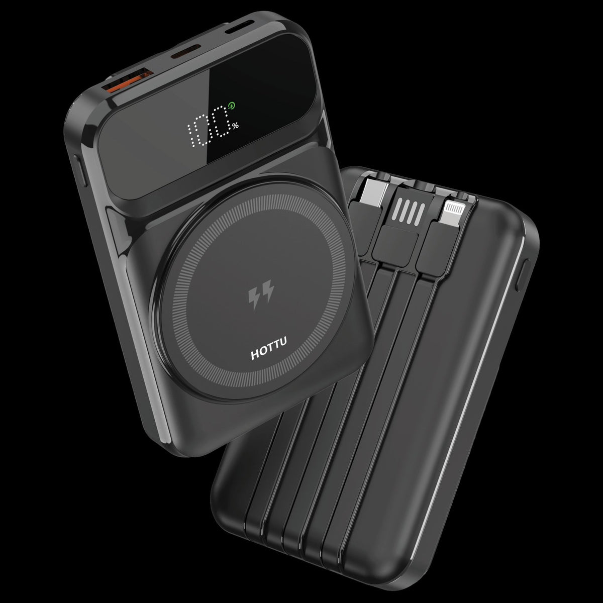 HOTTU HT37 Magnetic 10000mAh Magnetic Wireless Power Bank Portable Fast Charger