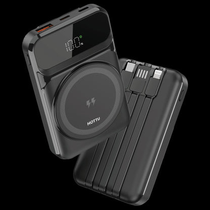 HOTTU HT37 Magnetic 10000mAh Magnetic Wireless Power Bank Portable Fast Charger