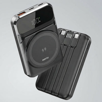 HOTTU HT37 Magnetic 10000mAh Magnetic Wireless Power Bank Portable Fast Charger