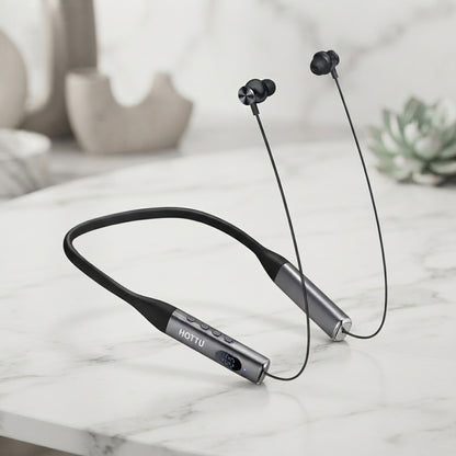HOTTU NB05 Metalix Wireless Neckband – Bluetooth 5.3, 40H Playtime & Hi-Fi Sound