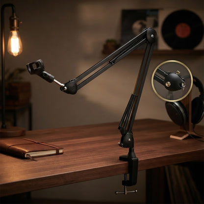 Metal OverHead Mount Articulating Arm Cell Phone Holder