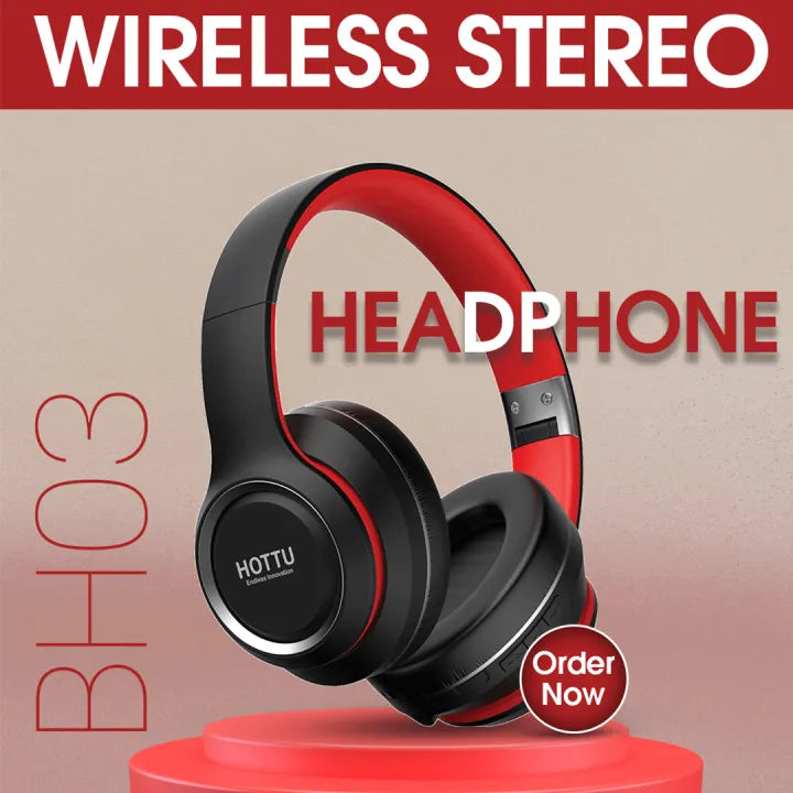 HOTTU BH03 Bluetooth Headphone | Micro SD | AUX