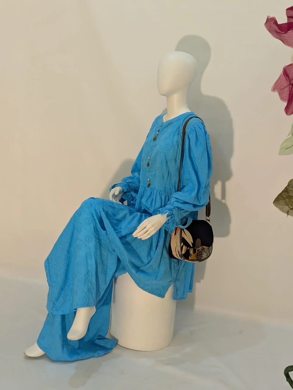 Azure Textured Co-Ord Set