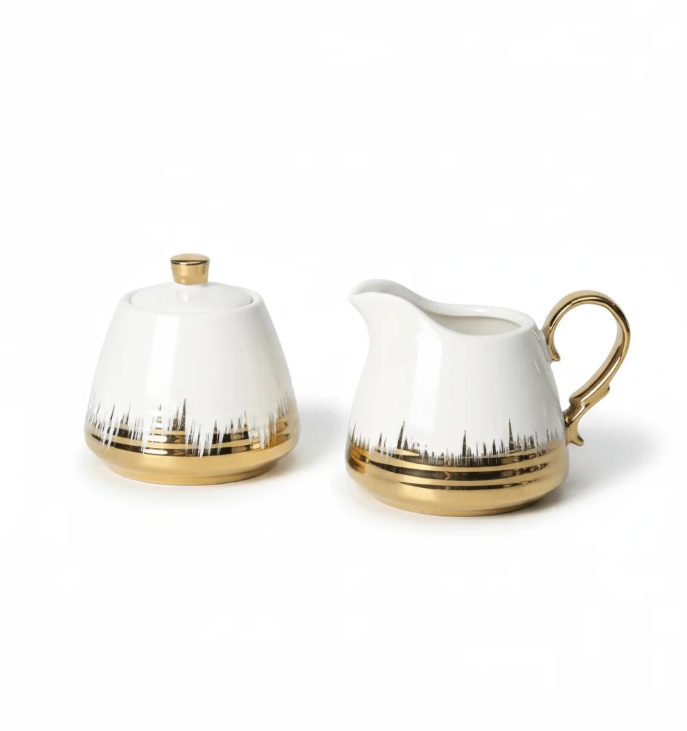 Ceramic Sugar & Milk Pot Set