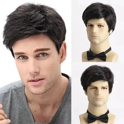 Classic Short Layered Men’s Wig