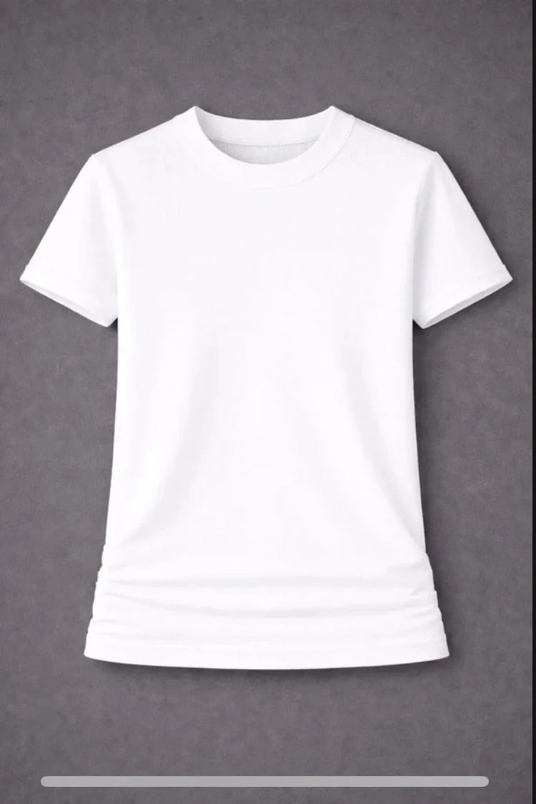 Essential Crew Neck Cotton T-Shirt