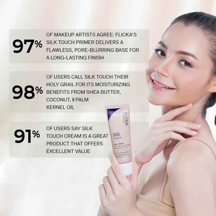 FLICKA - Professional Silk Touch Milk-Cream Moisturizer & Primer