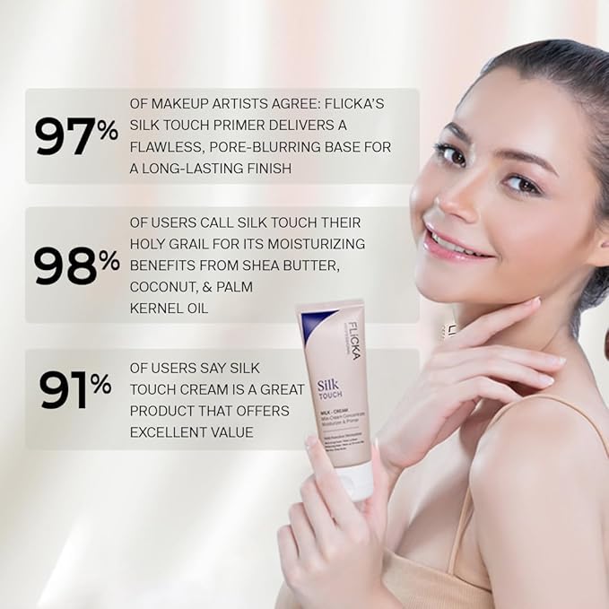 FLICKA - Professional Silk Touch Milk-Cream Moisturizer & Primer