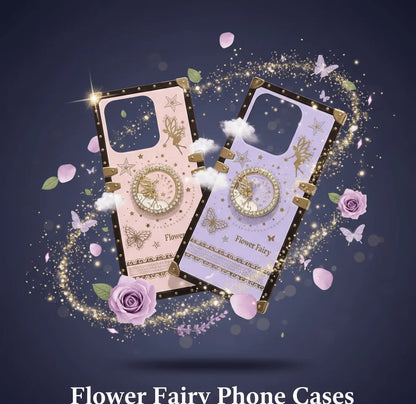 Flower Fairy Rhinestone Case