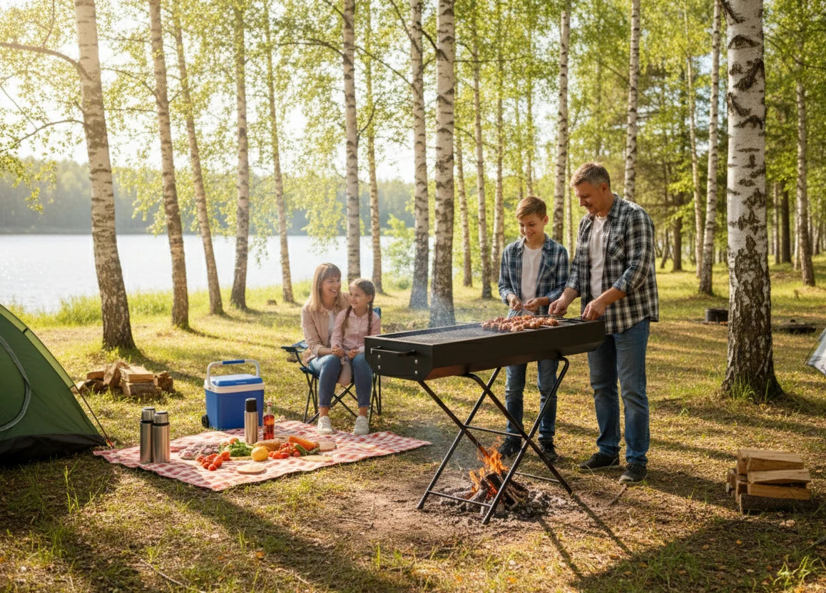 Foldable Charcoal BBQ Grill
