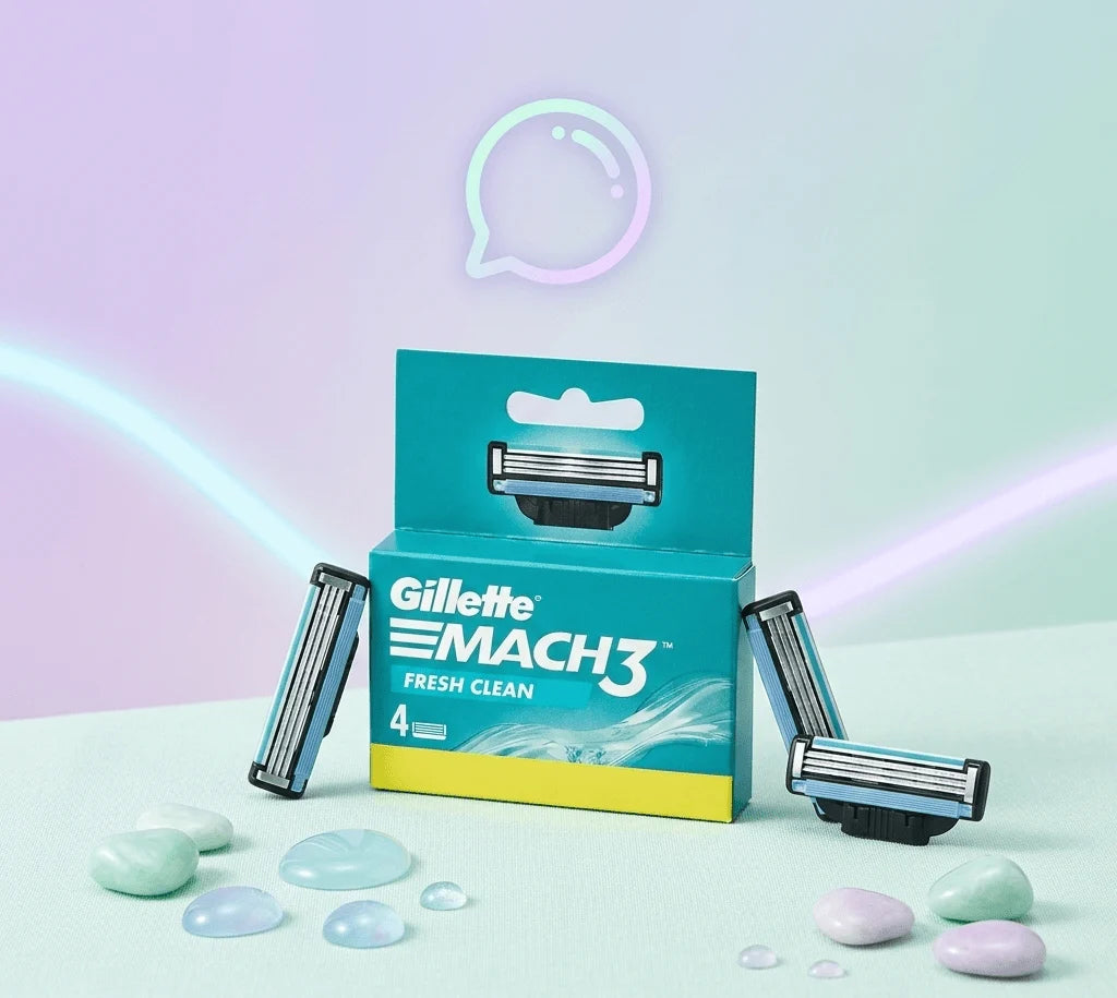 Gillette - Mach3 Fresh Clean Razor Blades
