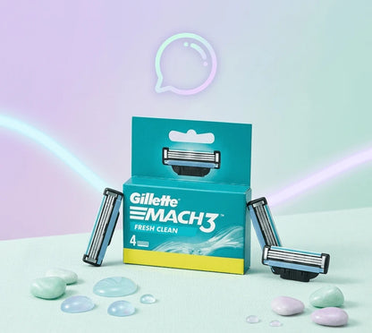 Gillette - Mach3 Fresh Clean Razor Blades