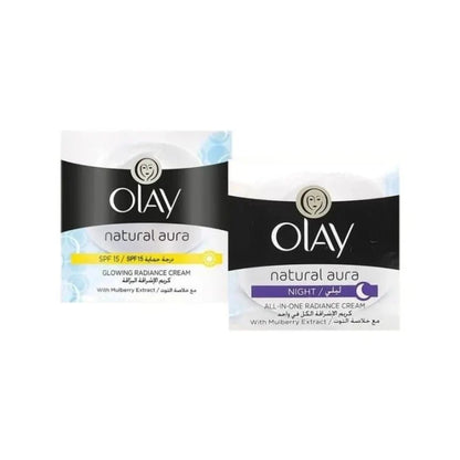 Olay - Natural Aura Day & Night Radiance Cream Combo Pack