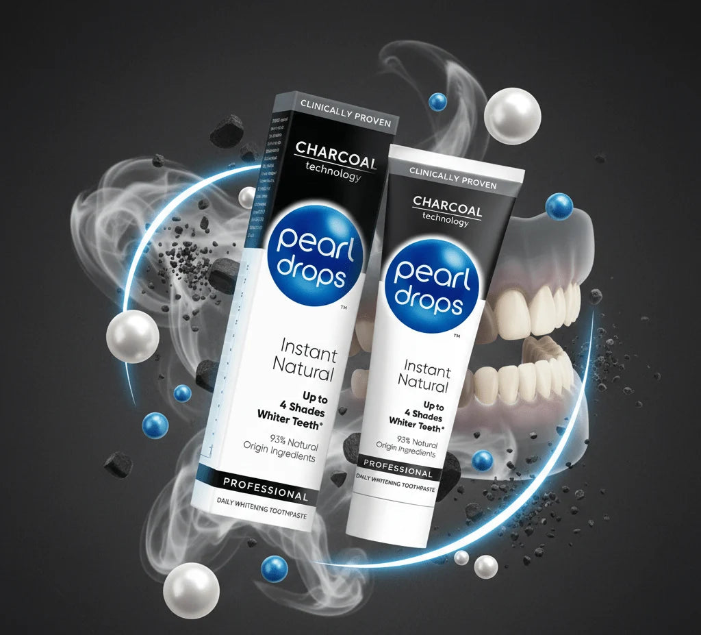 Pearl Drops Instant Natural Charcoal Whitening Toothpaste