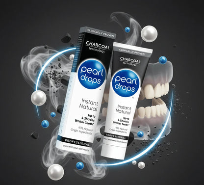 Pearl Drops Instant Natural Charcoal Whitening Toothpaste