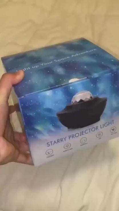 LED Night Light Starry Sky Projector with Bluetooth Speaker & Remote
